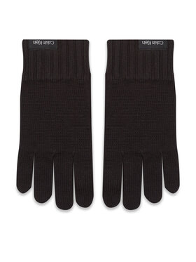 Calvin Klein Calvin Klein Pánske rukavice Classic Cotton Rib Gloves K50K511011 Čierna