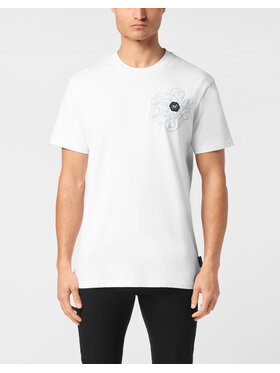 PHILIPP PLEIN PHILIPP PLEIN T-shirt 23583 Bianco Regular Fit