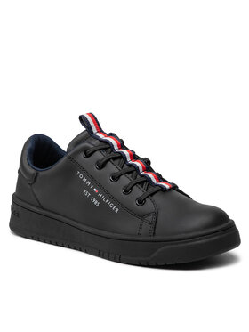 Tommy Hilfiger Tommy Hilfiger Sneakers Low Cut Lace-Up Sneaker T3B4-32225-1355 S Negru