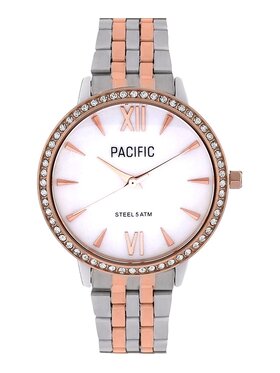 Pacific Pacific Zegarek Pacific-PC00426 Srebrny