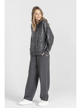 Deni Cler Milano Deni Cler Milano Spodnie dresowe T-DC-553D-E5-90-80-1 Szary Loose Leg