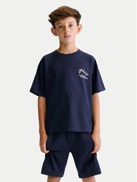 Mayoral Mayoral Completo T-shirt e pantaloncini 6689 Blu scuro Regular Fit