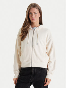Calvin Klein Jeans Calvin Klein Jeans Mikina Monogram LV047F208G Béžová Relaxed Fit
