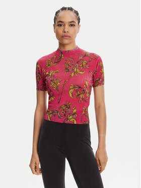 Versace Jeans Couture Versace Jeans Couture Pulover 78HAFM07 Roz Slim Fit