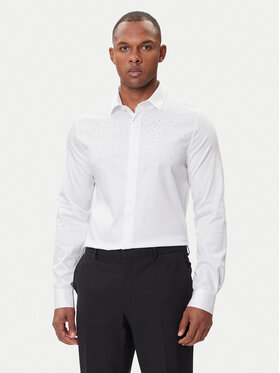 Armani Exchange Armani Exchange Marškiniai XM001504 AF10192 U0002 Balta Regular Fit