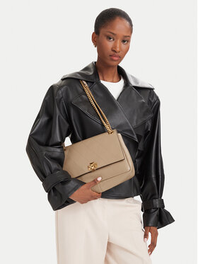 Tory Burch Tory Burch Сумка Charlie Quilted Shoulder Bag 185828 Кремовий