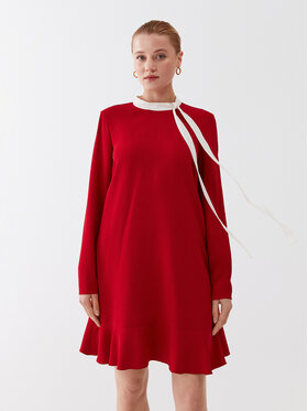 Red Valentino Red Valentino Vestito da giorno 2R3VAGR5 Rosso Regular Fit