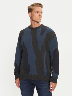 Mustang Mustang Sweater Elwood 1015473 Sötétkék Regular Fit