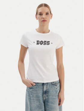 BOSS BOSS Tricou Endora 50545287 Alb Regular Fit