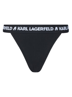 KARL LAGERFELD KARL LAGERFELD Дамски бикини тип бразилиана A1W47011 Черен