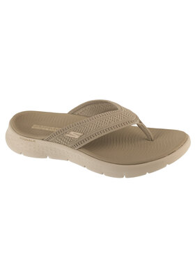 Skechers Skechers Japonki Skechers Go Walk Flex Sandal - Holly Beżowy