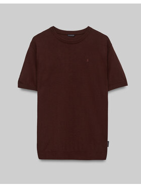 Borgio Borgio T-Shirt dorzano Miedziany Classic Fit