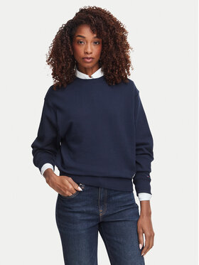 Tommy Hilfiger Tommy Hilfiger Džemperis Script Terry WW0WW52355 Tamsiai mėlyna Regular Fit