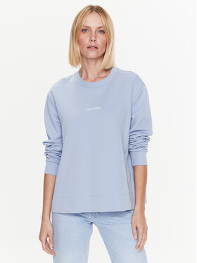 Calvin Klein Curve Calvin Klein Curve Суитшърт Inclu Micro Logo K20K205472 Син Regular Fit