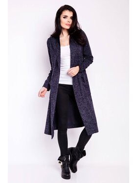 Infinite You Infinite You Kardigan M118 Granatowy Basic Fit