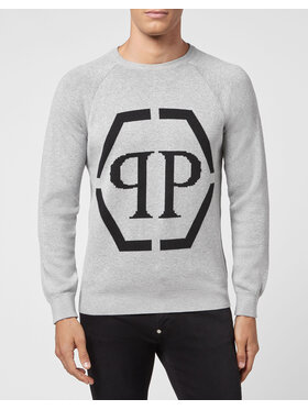 PHILIPP PLEIN PHILIPP PLEIN Sveter 8079 Béžová Regular Fit