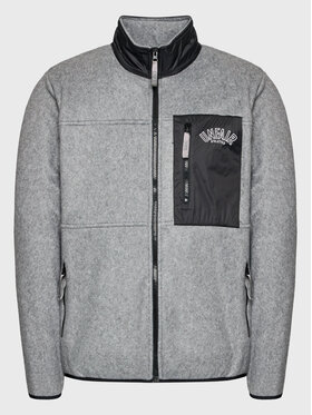 Unfair Athletics Unfair Athletics Fleecejacke UNFR22-183 Grau Regular Fit