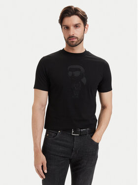 KARL LAGERFELD KARL LAGERFELD Тишърт 755040 563225 Черен Regular Fit