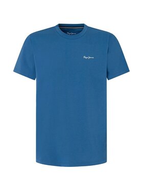 Pepe Jeans Pepe Jeans T-Shirt PMU20016 581 Niebieski Regular Fit