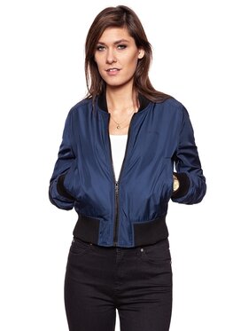 Wrangler Wrangler Kurtka przejściowa Bomber Niebieski Regular Fit