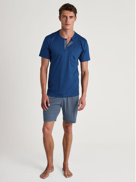 Calida Calida Pyžamo 46681 Modrá Regular Fit