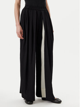 Eleh Eleh Palazzo bikses ESS250190 Melns Regular Fit