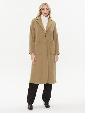 United Colors Of Benetton United Colors Of Benetton Вовняне пальто 28HFDN02V Бежевий Regular Fit