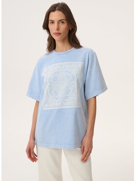 LEBRAND LEBRAND T-Shirt Danny Niebieski Regular Fit