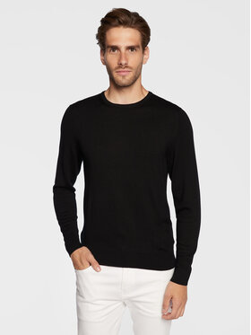 Calvin Klein Calvin Klein Sweter Superior K10K109474 Czarny Regular Fit