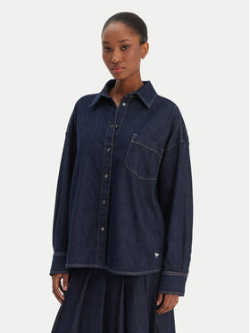 Weekend Max Mara Weekend Max Mara camicia di jeans Foggia 2615111011 Blu scuro Relaxed Fit