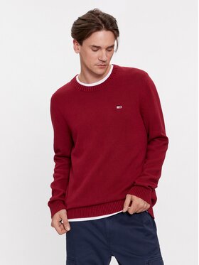 Tommy Jeans Tommy Jeans Пуловер Essential DM0DM11856 Червен Regular Fit
