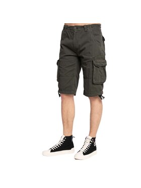 Alpha Industries Alpha Industries Šortky z materiálu KRÓTKIE SPODENKI Jet Short 191200-136 Šedá Classic Fit
