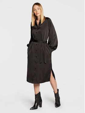 Samsøe Samsøe Samsøe Samsøe Vestito chemisier Nika F21400139 Nero Regular Fit