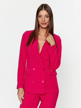 Comment porter un blazer rose avec un pantalon de costume fuchsia pour un  style elégantes (2 tenues et looks)