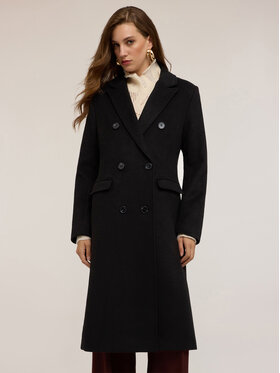 Motivi Motivi Cappotto 0084Q000602N033 Nero Regular Fit
