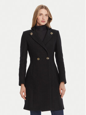 Rinascimento Rinascimento Wollmantel CFC0126218003 Schwarz Regular Fit