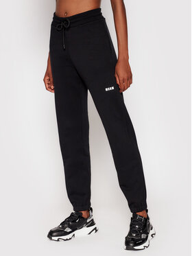MSGM MSGM Pantaloni da tuta 2000MDP500 200001 Nero Regular Fit