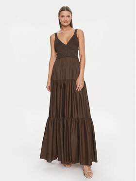 Liu Jo Liu Jo Літня сукня MA4070 MA23A Коричневий Regular Fit