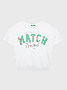 United Colors Of Benetton United Colors Of Benetton Футболка 3096C10BA Білий Boxy Fit