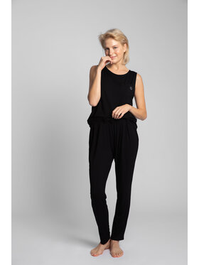 LaLupa LaLupa Pantalone del pigiama LA025 Nero Comfortable Fit