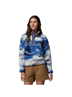Columbia Columbia Polar Helvetia™ II Printed Cropped Half Snap Fleece Kolorowy Regular Fit