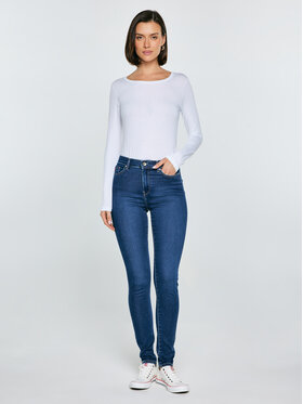 BIG STAR BIG STAR Jeansy CLARA Granatowy Skinny Fit