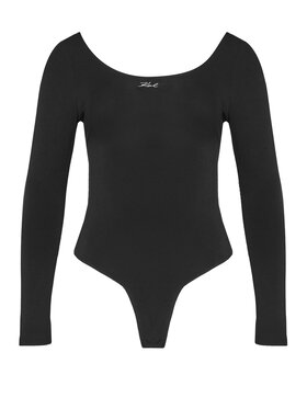 KARL LAGERFELD KARL LAGERFELD Body A4W47021 Schwarz Slim Fit