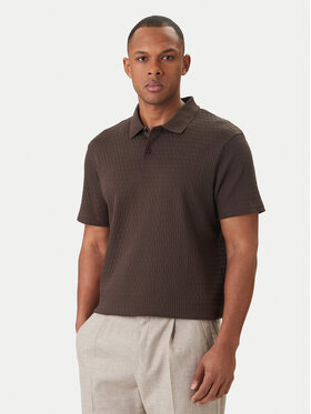 JOOP! JOOP! Polo Jorge 30101934 Brązowy Slim Fit