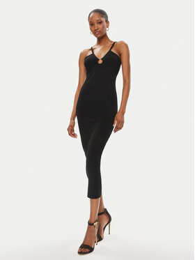 MICHAEL Michael Kors MICHAEL Michael Kors Sommerkleid MS4822X33D Schwarz Slim Fit