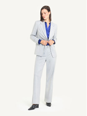 KMX KMX Marynarka 108480017 Szary Fitted Fit