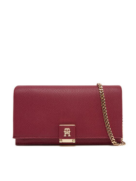 Tommy Hilfiger Tommy Hilfiger Torebka Th Her Flap W/Chain AW0AW17403 Czerwony