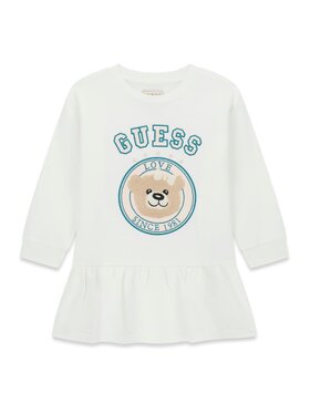 Guess Kids Guess Kids Sukienka codzienna 183734 Beżowy Classic Fit