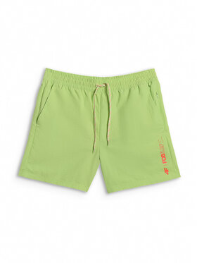 4F 4F Szorty kąpielowe FOB SUMMER Zielony Regular Fit