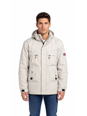 Geographical Norway Geographical Norway Kurtka przejściowa SZ1967H/GN-OFF WHITE Biały Reglan Fit